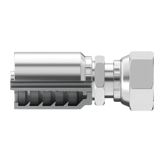 Bt-Offx-2020 : Continental Hose Fitting, 1.25 (1-1/4") Hose Id, 1-11/16-12 Male Jic, Straight, Swivel Connection 1