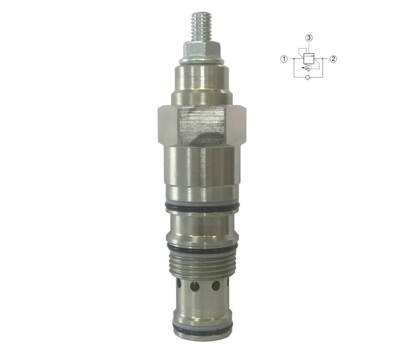 C000d250040200a : Valvole Counterbalance, , 4:1, 30 Gpm, 5000Psi, 2030 To 5075Psi Adjustable, 3625Psi Preset, T-11A 1