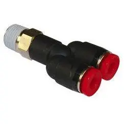 C01881248-5Pack : Norgren Swivel Y Adaptor, 12Mm Tube O/D, 1/2 Iso R Thread 1