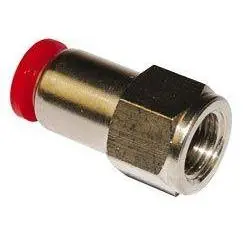 C02260418-10Pack : Norgren Female Adaptor, Straight, 4Mm Tube O/D, 1/8 Iso G Port 1