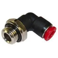 C02470838-10Pack : Norgren 90-Degree Swivel Elbow Adaptor, 8Mm Tube O/D, 3/8 Iso G Thread 1