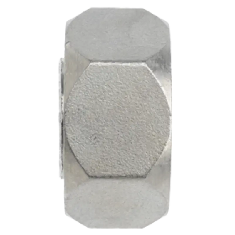 C0304-C-06-Ss : Onehydraulics Stainless Cap Nuts, 9/16-18 (-06) Flareless Bite Type Tube Compression 1