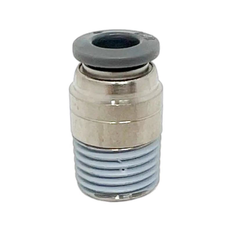 C242a0318-10Pack : Norgren Straight Adapter (Internal Hex Only), 3/16 Tube O/D, 1/8 Npt Thread 1