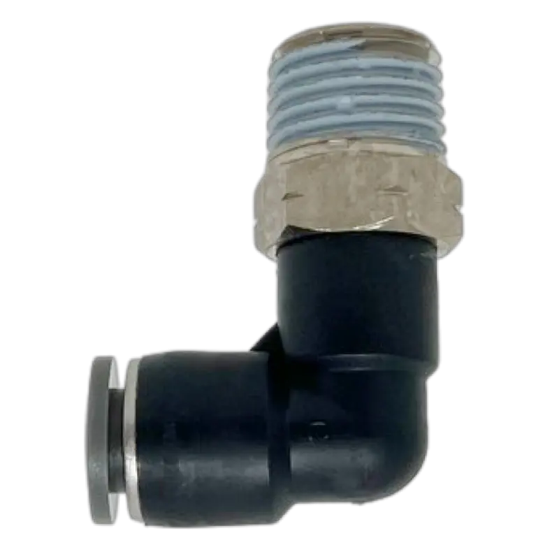 C24470410-10Pack : Norgren 90-Degree Swivel Elbow, 1/4 Tube O/D, 10/32 Unf Thread 1
