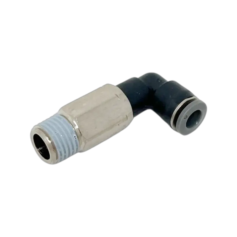 C24540528-10Pack : Norgren 90-Degree Swivel Elbow Adapter, 5/16 Tube O/D, 1/4 Npt Thread 1