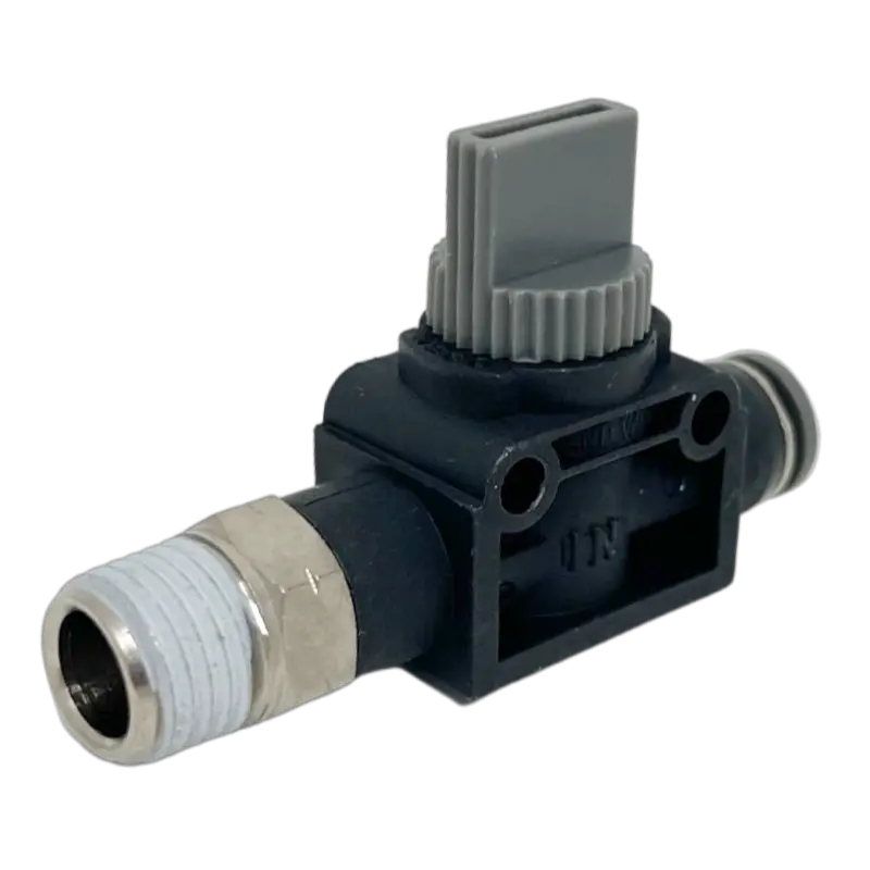 C24gj0638-5Pack : Norgren 3/2 Shutoff Valve, 3/8 Tube O/D, 3/8 Npt Thread 1