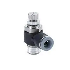 C2va00428-10Pack : Norgren Banjo Flow Control (Regulating Out), 1/4 Npt Thread, 1/4 Tube O/D 1