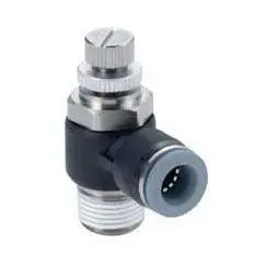 C2va00648-5Pack : Norgren Banjo Flow Control (Regulating Out), 1/2 Npt Thread, 3/8 Tube O/D 1