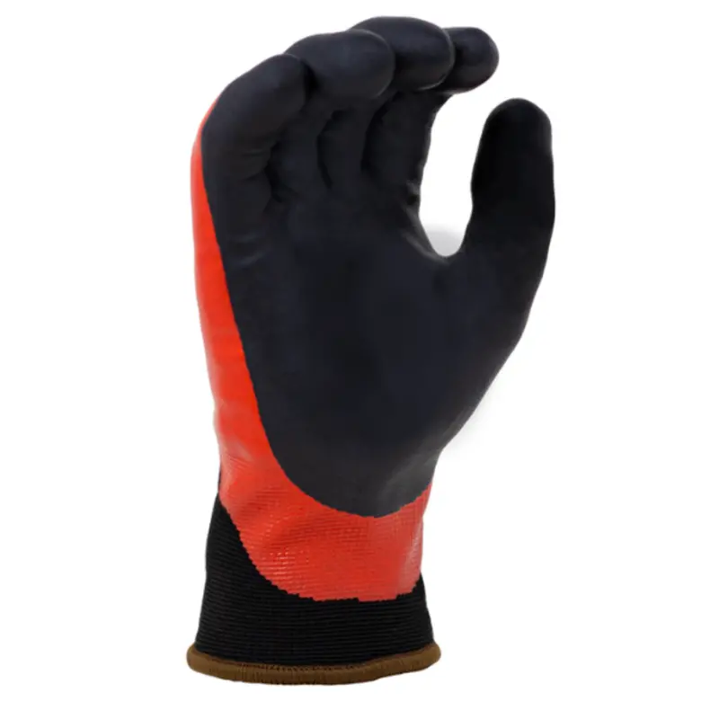 Cf47035 : Double Dipped, Red Smooth Nitrile Fully Coated, Black Foam Nitrile Palm Coated, 13 Gauge Hdpe Shell, 7 Gauge Acrylic Terry Lined, Ansi Cut A4, 12-Pack 3