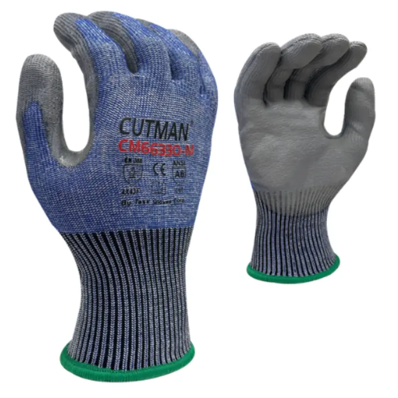 Cm66330 : Cutman 13 Gauge Hdpe Shell, Light Polyurethane Palm Coated, Reinforced Thumb Saddle, Ansi Cut A6, 12-Pack 1