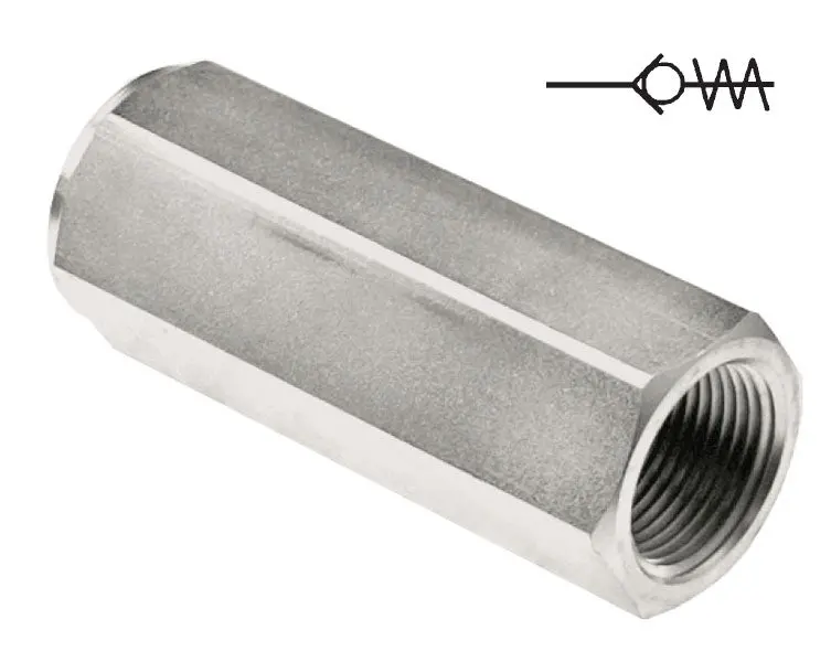 Cn1-1-7 : Afp Inline Check Valve, 5000Psi And 40Gpm Rated, 1" Npt 1