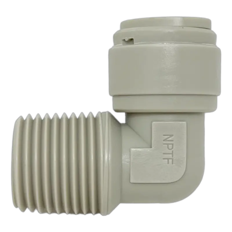 D24450438-10Pack : Norgren Elbow Adapter, 1/4 Tube O/D, 3/8 Npt Thread 1