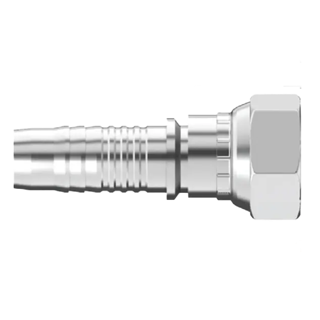 Dg-Bpfx-3232T : Continental Hose Fitting, 2 Hose Id, 2-11 Female Bspp, Straight, Swivel Connection 1