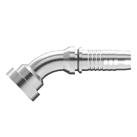 Dg-Fh45-2432 : Continental Hose Fitting, 1.5 (1-1/2") Hose Id,  2 Code 62, 45-Degree Connection 1