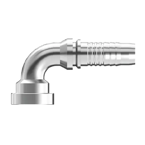 Dg-Fl90-2424 : Continental Hose Fitting, 1.5 (1-1/2") Hose Id,  1.5 Code 61, 90-Degree Connection 1