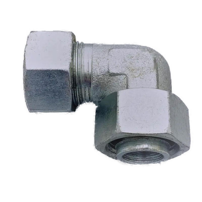 Dm8263-L15-L15-Fg-Ohi : Ohi Adapter, 15 Metric Bite Type - 15 Fma 90-Degree Elbow-Light 1
