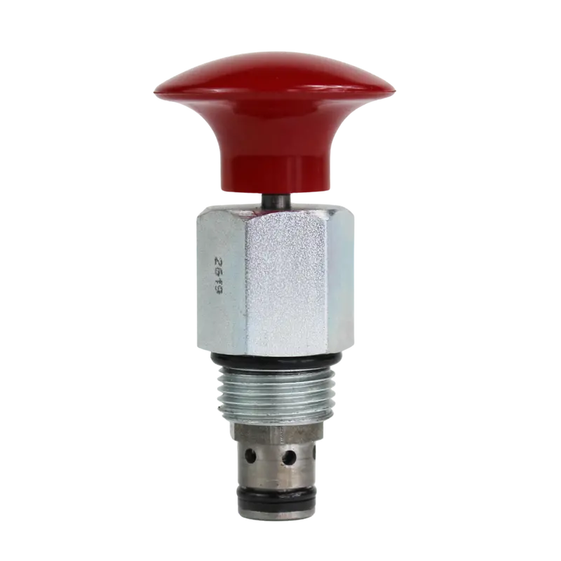 Dmp-080-2Ncp-N : Deltrol Directional, 2-Way, 2-Position, Normally Closed, Red Knob Manual Operation, C-8-2 Cavity, 3000Psi, 6Gpm 1