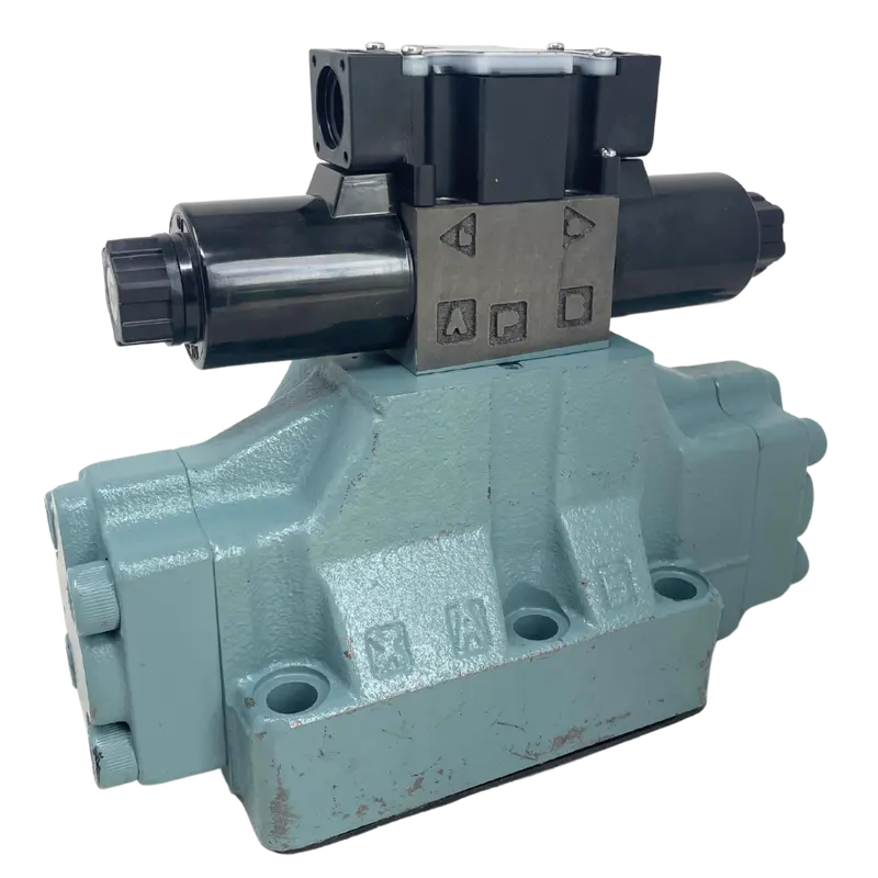 Dss-G06-C7y-R-D1-E22-Fire : Fire Sale Nachi Pilot Operated Directional Valve, D08, 12Vdc Terminal Box, P To T In Center Position - All Sales Final 2