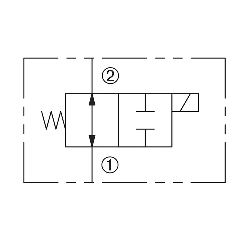 Dsv2-080-2Nos-N : Deltrol Solenoid Valve, 2-Way, 2-Position, Normally Open Spool, C-8-2 Cavity, 3000Psi, 3Gpm 2