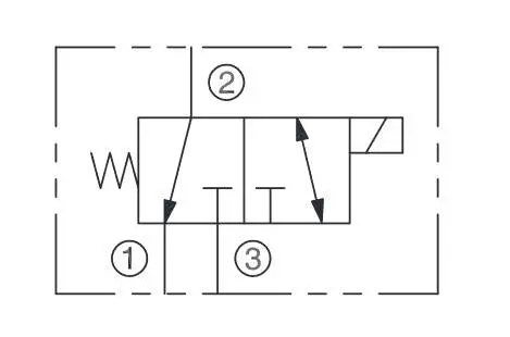 Dsv2-080-3B-N : Deltrol Solenoid Valve With No Coil, 3-Way, 2-Position, Spool, C-8-3 Cavity, Dual Spade, 3000Psi, 5Gpm 2