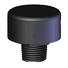 Fb-C-Mb-P004 : Magnaloy Npt Filler Breather, 1/4" Npt, 10Gpm, 10-Micron Filter, Shatter Resistant Plastic (To 225F) 1