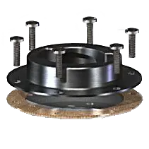 Fb-F-008 : Magnaloy Filler Breather Mounting Flange, Blue Zinc Plated, 0.5" High 1