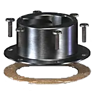 Fb-F-108 : Magnaloy Filler Breather Mounting Flange, Blue Zinc Plated, 1.5" High 1