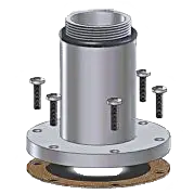 Fbs-10816-F : Magnaloy Spin-On Flange Adapter, Aluminum, Flange To 1 1/2-16 Un 1