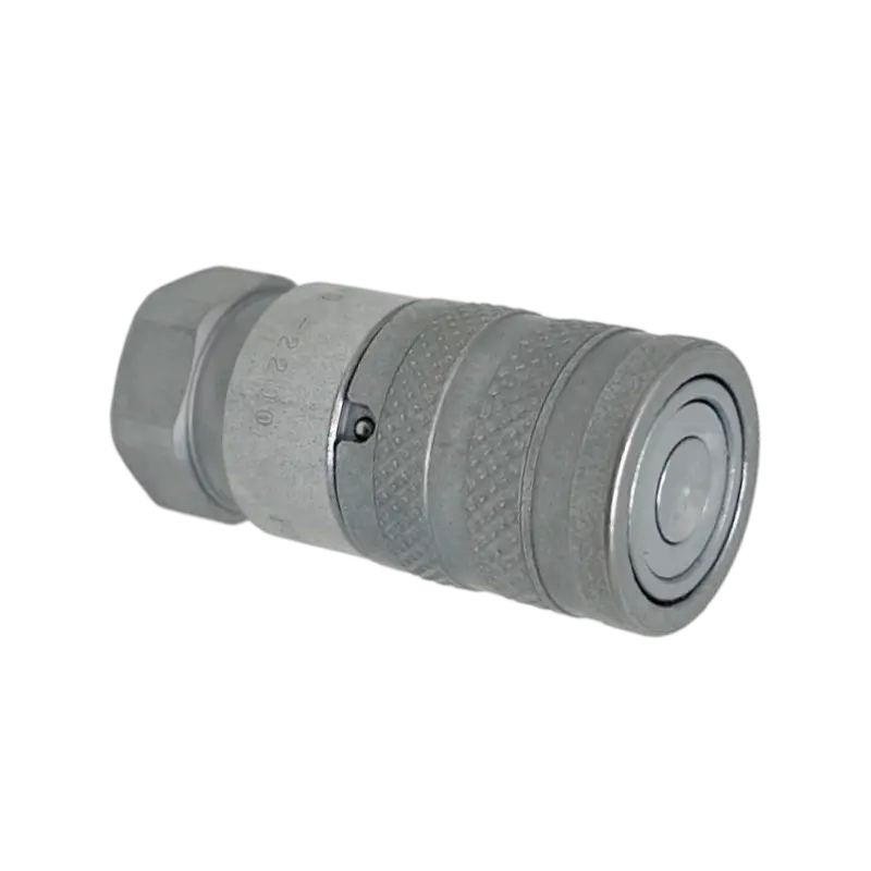 Ffh04 14Npt F : Faster Quick Disconnect, Female 1/4" Coupler, 0.25 (1/4") Npt Connection, 5076Psi Mawp, 6.6 Gpm, Iso 16028 Interchange, Push To Connect Style, Connection Under Pressure Not Allowed 1