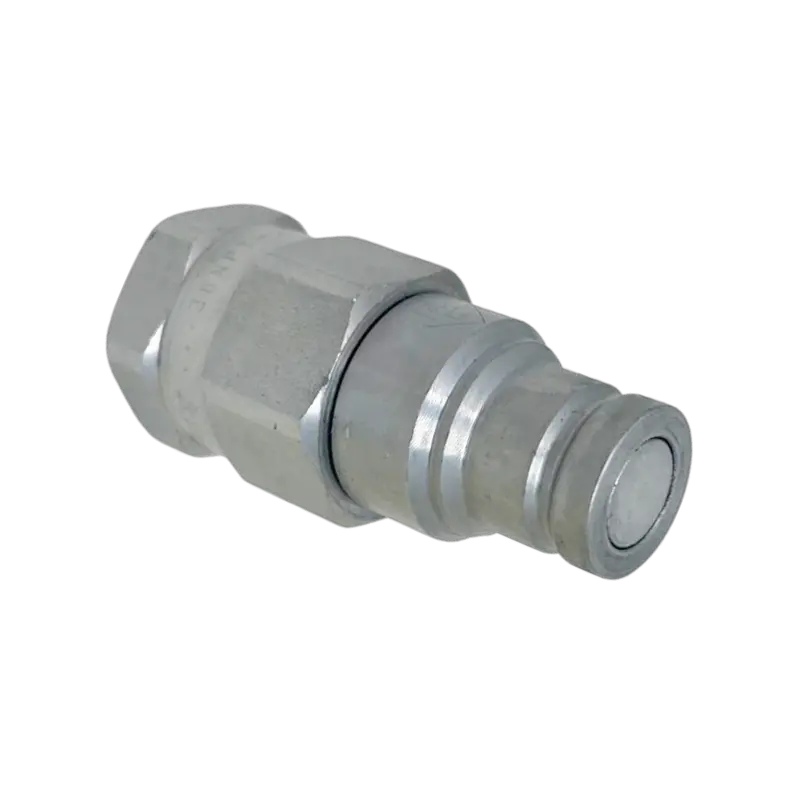 Ffh04 38Sae M : Faster Quick Disconnect, Male 1/4" Coupler, 0.375 (3/8") Orb Connection, 5076Psi Mawp, 6.6 Gpm, Iso 16028 Interchange, Push To Connect Style, Connection Under Pressure Not Allowed 1