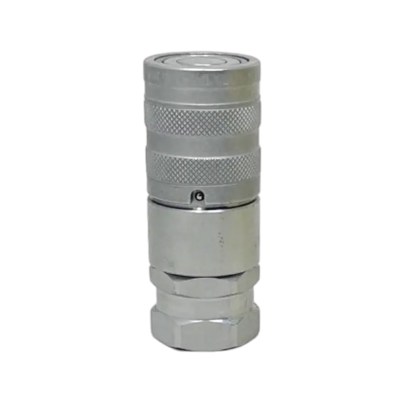 Ffh06 38Npt F : Faster Quick Disconnect, Female 3/8" Coupler, 0.375 (3/8") Npt Connection, 5076Psi Mawp, 13.2 Gpm, Iso 16028 Interchange, Push To Connect Style, Connection Under Pressure Not Allowed 2