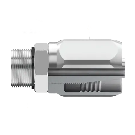 Fg-Obm-0606 : Continental Hose Fitting, 0.3125 (5/16") Hose Id, 9/16-18 Male Orb, Straight, Rigid Connection 1