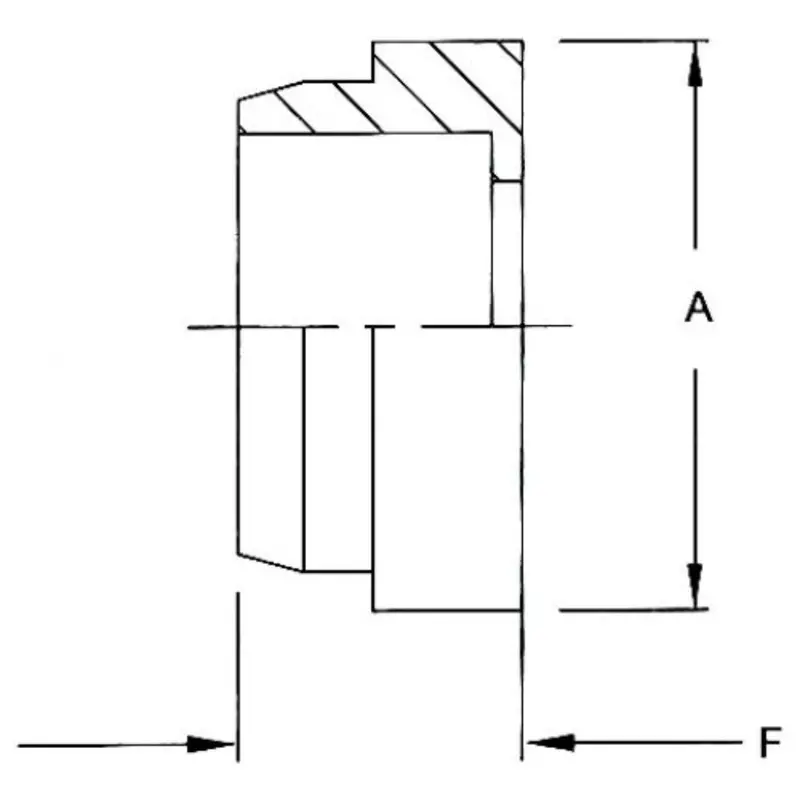 Fs0319-16 : Onehydraulics Steel Braze Style Sleeve, 1" (-16) Orfs Tube Od 2
