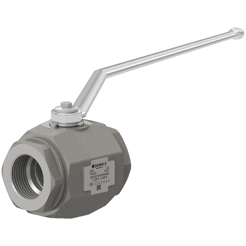 Gb1 Sae20 1 1/4 Dn32 Ll11ab 6090Psi : Gemels Forged Ball Valve, 2-Way, 6090Psi, -20 Sae (1.25), Carbon Steel 1