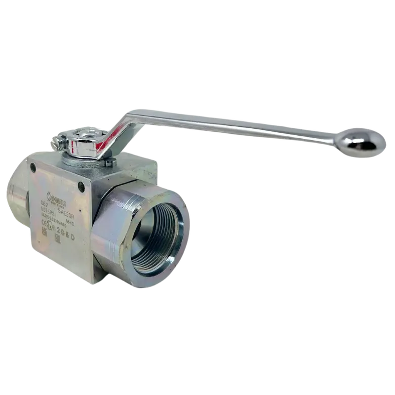Ge2 Sae20r 1 1/4 Dn25 1111Ab 5075Psi : Gemels Ball Valve, 2-Way, 5075Psi, -20 Sae (1.25), Carbon Steel 1