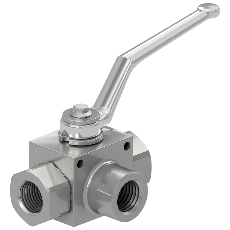 Ge3l N1"1/2R 1111Ab-Dn25 Psi 5075 : Gemels Ball Valve, 3-Way, 5075Psi, 1.5 Npt, Carbon Steel 1