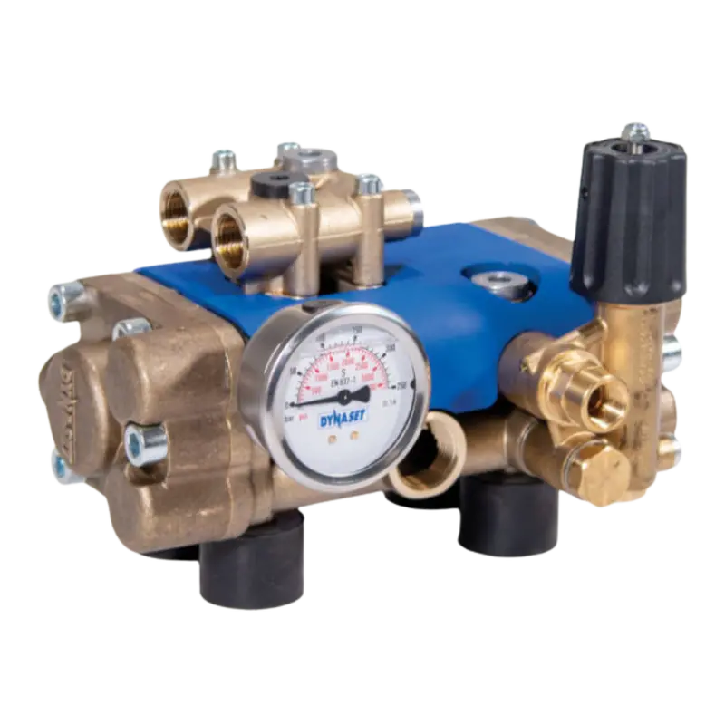 Hpw 250 / 30 - 40 - St : Dynaset Hydraulically Driven High Pressure Water Pump, 7.9 Gpm At 3600Psi Water Power Output, With Water Pressure Unloader Valve & Pressure Gauge 1