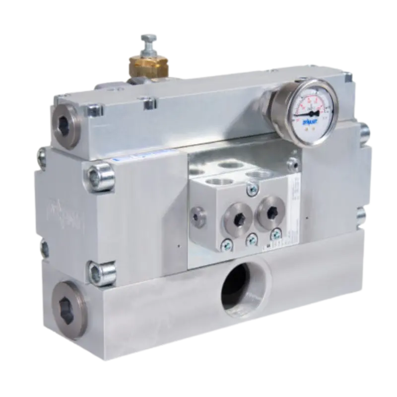 Hpw 90 / 150 - 85 - Pa : Dynaset Hydraulically Driven High Pressure Water Pump, 39.6 Gpm At 1300Psi Water Power Output, With Water Pressure Unloader Valve & Pressure Gauge 1