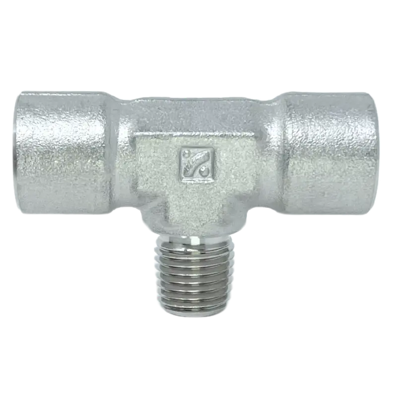 Ibt-4N : Superlok Stainless Instrumentation Branch Tee, 1/4-18 (-4N) Female Npt X 1/4-18 (-4N) Female Npt X 1/4-18 (-4N) Male Npt, 6600Psi 1