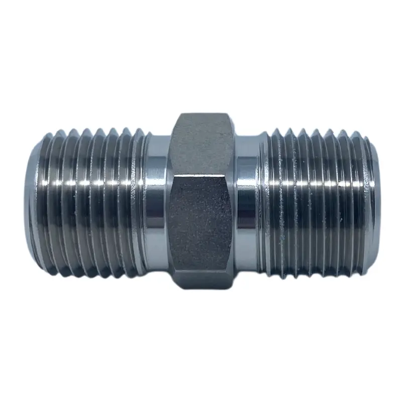 Ihn-12N : Superlok Straight Stainless Instrumentation Hex Nipple, 3/4-14 (-12) Male Npt, 7300Psi 1