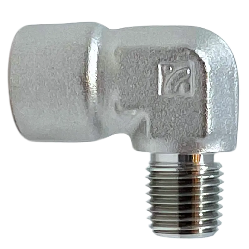 Ise-12N : Superlok 90-Degree Stainless Instrumentation Street Elbow, 3/4-14 (-12N) Female Npt X 3/4-14 (-12N) Male Npt, 4600Psi 1