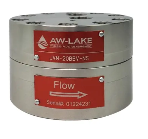Jva30bbvns : Aw-Lake 6000Psi 7075 High Strength Aluminum Positive Displacement Gear Flow Meter, 0.5 (1/2") Npt Process Port, 2X M14x1.5 Electrical Port, 0.1 To 7.0 Gpm 1