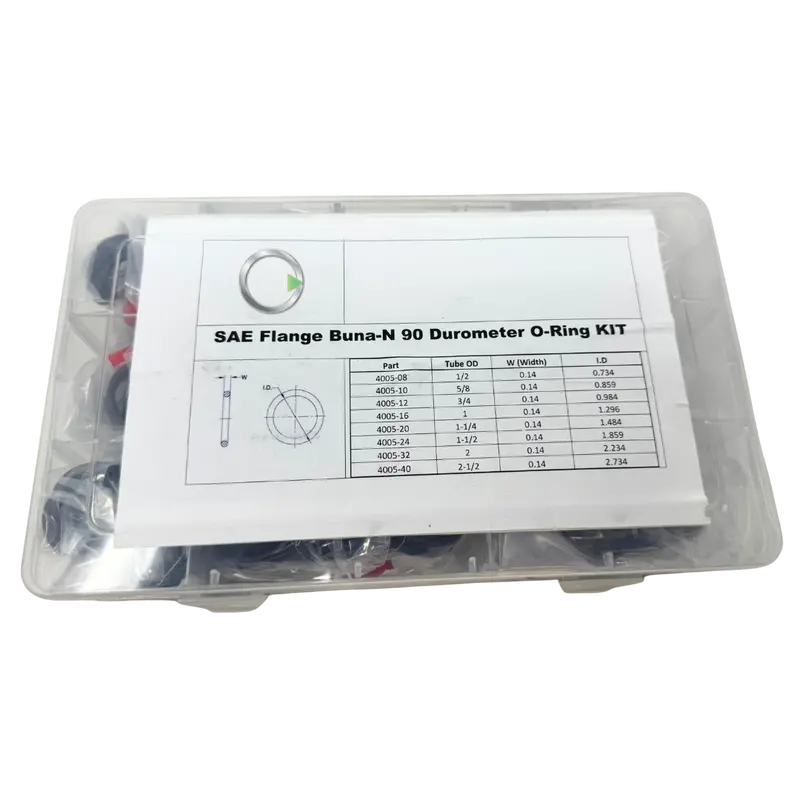 Kit-Oring-Flange : Onehydraulics Sae Flange (Code 61 & Code 62) Buna-N 90-Durometer O-Ring Kit 2