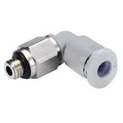 M02470403-10Pack : Norgren 90-Degree Swivel Elbow Adaptor, 4Mm Tube O/D, M3 Thread 1