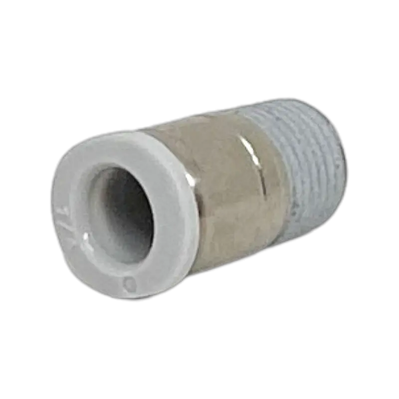 M242a0416-10Pack : Norgren Straight Adapter (Internal Hex Only), 1/4 Tube O/D, 1/16 Npt Thread 1
