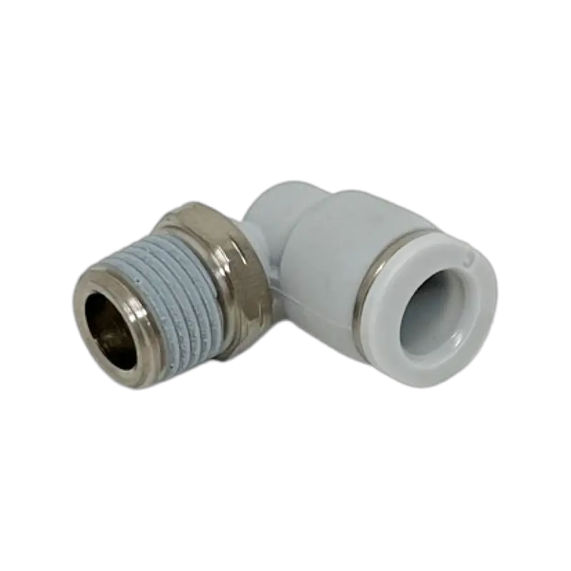 M24470128-10Pack : Norgren 90-Degree Swivel Elbow Adapter, 1/8 Tube O/D, 1/4 Npt Thread 2