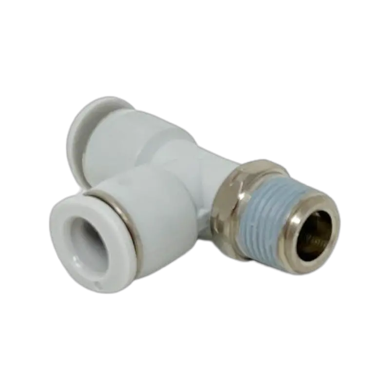 M24680118-10Pack : Norgren Swivel Run Tee Adapter, 1/8 Tube O/D, 1/8 Npt Thread 2