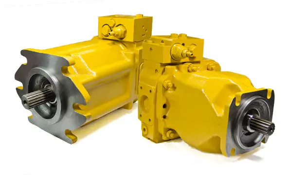 M9t7099 (Includes Gear Pump) - Replacement Main Interchange Pump 9T7099 For Caterpillar 970F Wheel Loader, D6h Dozer, D6r Dozer, Variable Displacement Swashplate Piston Pump 1