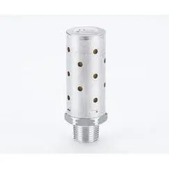 Mb001a : Norgren Quietaire Series, Heavy Duty Muffler, 1/8 Npt Male Thread, Brass Wire Element 1