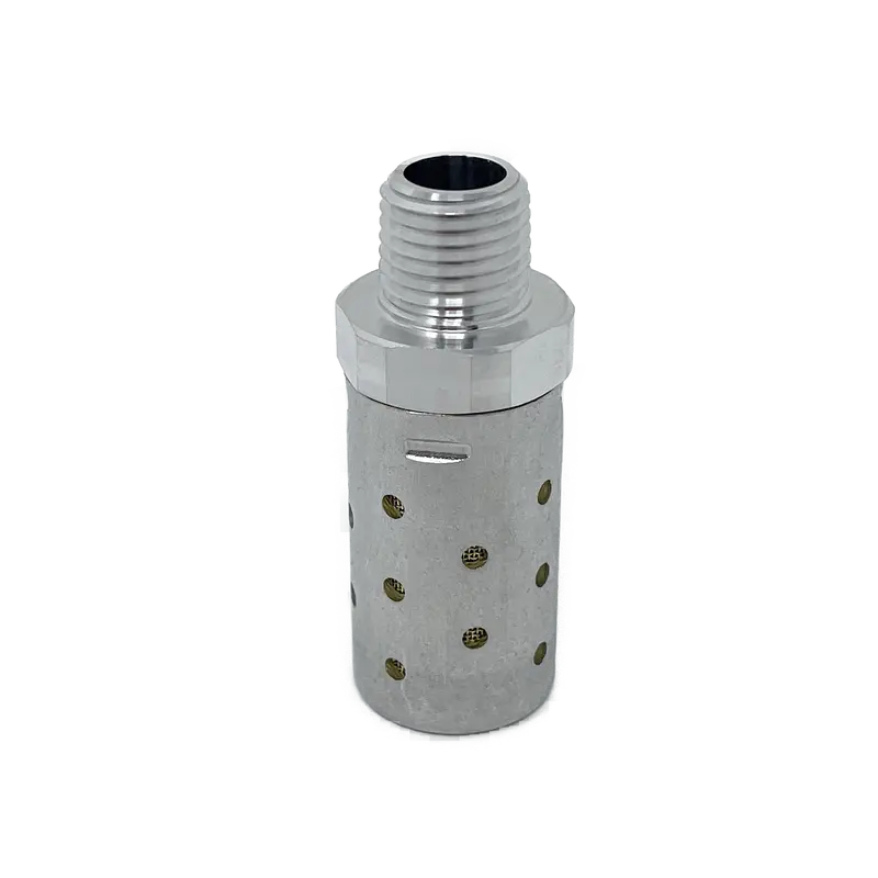 Mb002a : Norgren Quietaire Series, Heavy Duty Muffler, 1/4 Npt Male Thread, Brass Wire Element 1